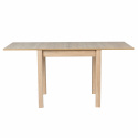 Table à manger \'Altea\' 80-160x80cm - Chêne