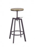 Tabouret de bar \'Gandia\' - Brun