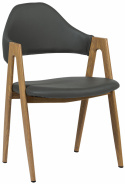 Chaise \'Stylish grey\' - Chêne/Gris