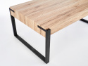 Table \'Wood\' 110x64cm - Naturel/Noir