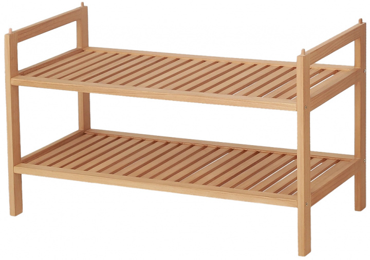 Étagère à chaussures \'Lone\' 2 - Naturel dans le groupe Meubles / Étagères & rangement / Étagères à chapeaux et à chaussures chez Reforma (2010001165910)