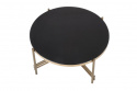 Table basse \'Mare\' - Noir/Or