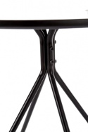 Table à manger \'Fondi\' Ronde 80cm - Noir