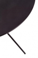Table à manger \'Fondi\' Ronde 80cm - Noir