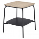 Table d\'appoint \'Genua\' - Chêne/Noir