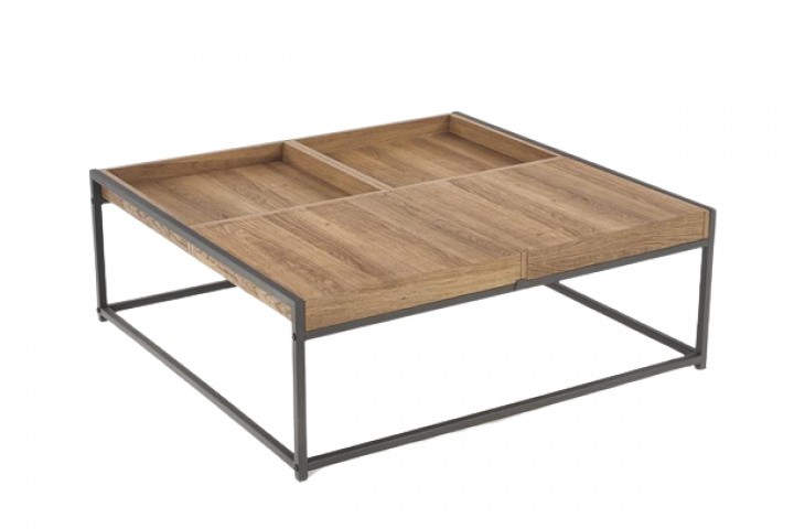Table basse \'Fregata\' - Chêne/Noir dans le groupe Meubles / Tables chez Reforma (2010001172666)