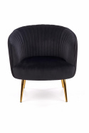 Fauteuil \'Black Velvet\' - Noir