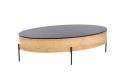 Table basse \'Lindfors\' - Chêne/Noir