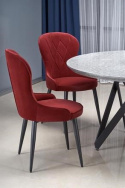 Table à manger \'Cruz\' Ronde 140cm - Gris/Noir