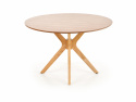 Table à manger \'Nicolas\' Ronde 120cm - Nature