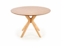 Table à manger \'Nicolas\' Ronde 120cm - Nature
