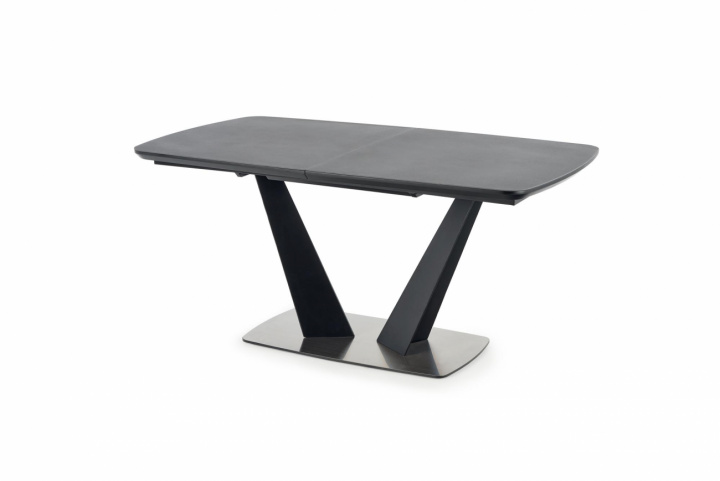 Table à manger \'Fangor\' 160-220cm - Gris/noir dans le groupe Meubles / Tables / Table à manger chez Reforma (2010001180951)