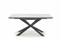 Table à manger \'Diesel\' 160-200cm - Gris/marbre