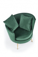 Fauteuil \'Almond\' - Vert foncé