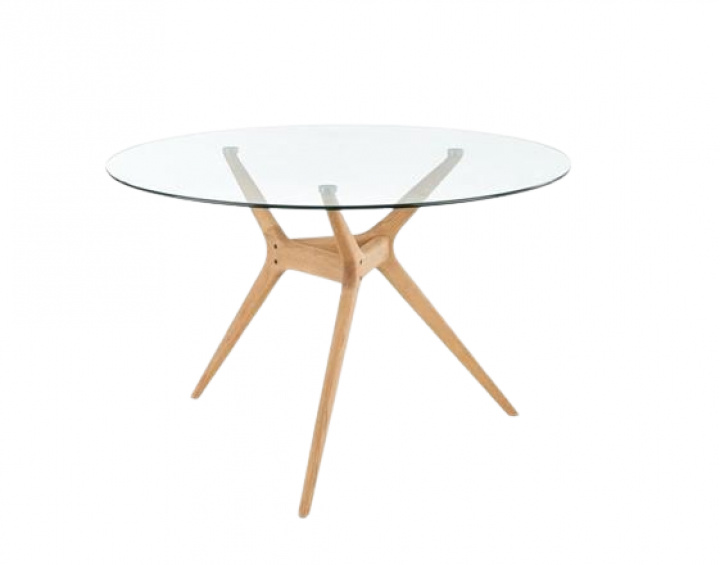 Table à manger \'Ashmore\' Ronde 120cm - Chêne dans le groupe Meubles / Tables / Tables rondes chez Reforma (2010001184881)