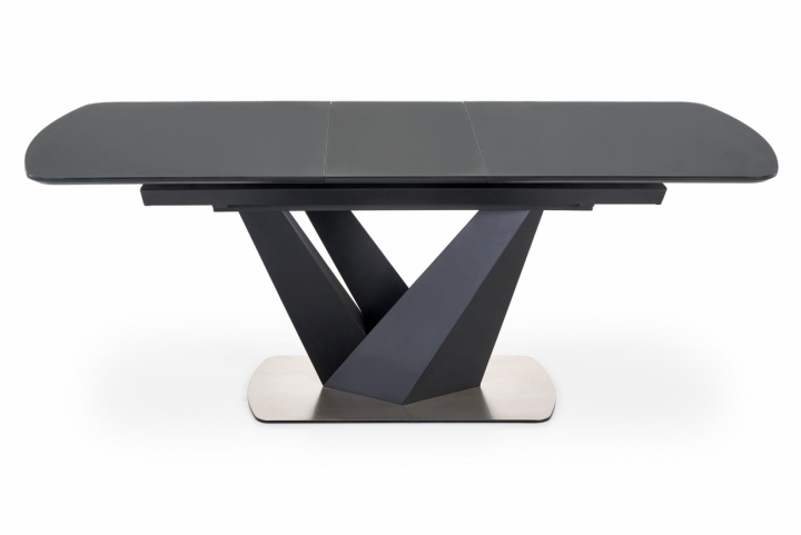Table à manger \'Patrizio\' 160-200cm - Gris/noir dans le groupe Meubles / Tables / Table à manger chez Reforma (2010001188315)