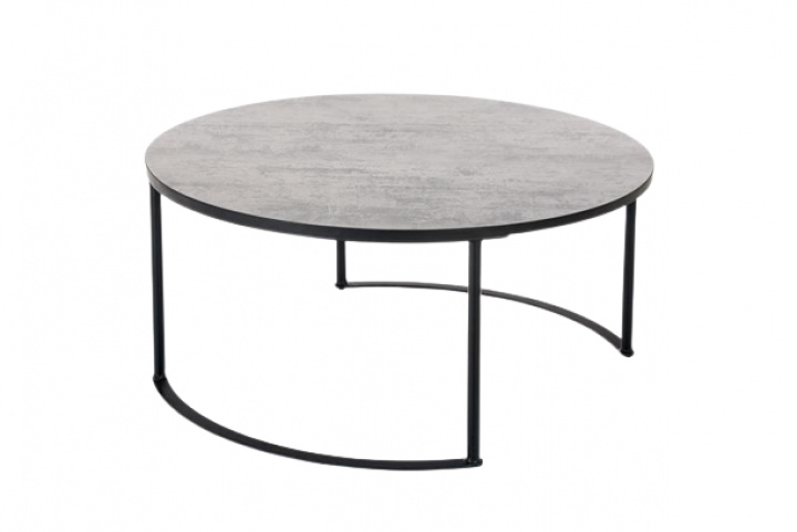 Table basse \'Forili\' - Gris/Noir dans le groupe Meubles / Tables / Table basse chez Reforma (2010001188711)