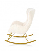 Rocking chair \'Lummelunda\' - Crème/Or