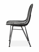 Chaise de jardin \'Solis\' 2 - Rotin noir