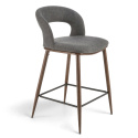 Tabouret de bar \'Vestby\' - Gris/marron