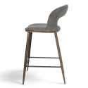 Tabouret de bar \'Vestby\' - Gris/marron