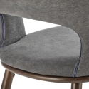 Tabouret de bar \'Vestby\' - Gris/marron