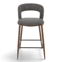 Tabouret de bar \'Vestby\' - Gris/marron