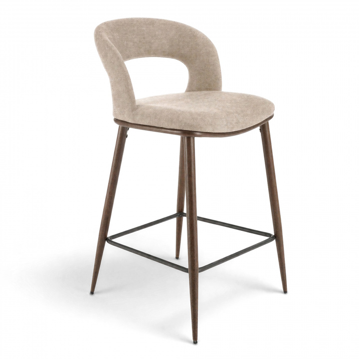 Tabouret de bar \'Vestby\' - Beige/marron dans le groupe Meubles / Meubles d\'assise / Tabourets de bar chez Reforma (2010001196273)