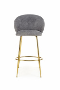 Tabouret de bar \'Skärgård\' - Gris/laiton
