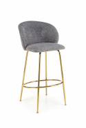 Tabouret de bar \'Skärgård\' - Gris/laiton
