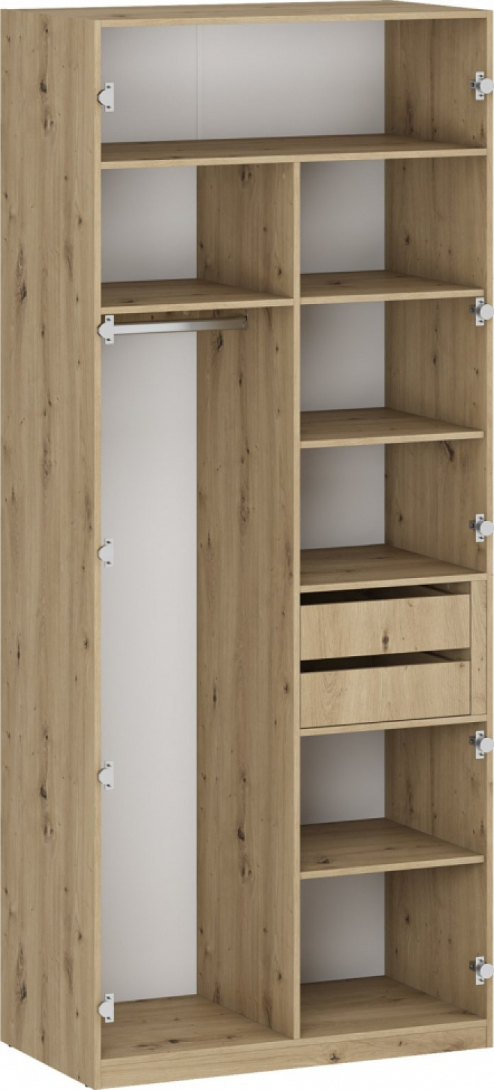 Armoire modulable \'Flex\' - Chêne artisan dans le groupe Meubles / Étagères & rangement / Armoires et buffets chez Reforma (2010001197010)