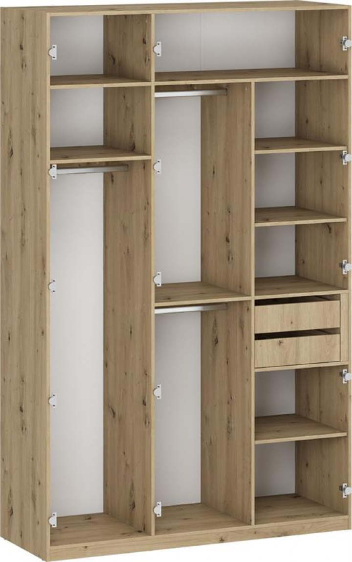 Armoire modul \'Flex\' - Chêne artisan dans le groupe Meubles / Étagères & rangement / Armoires et buffets chez Reforma (2010001197058)