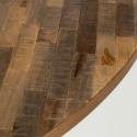 Table à manger \'Mo\' Ronde 110cm - Teck/Acier