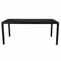 Table \'Storm\' 180x90cm - Noir