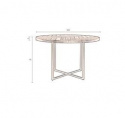 Table à manger \'Class\' Ronde 120cm - Brun