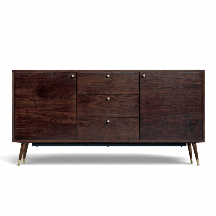 Meuble TV/Commode \'Prime\' - Noyer/Laiton dans le groupe Meubles / Étagères & rangement / Meubles TV chez Reforma (2107)