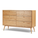 Commode \'Prime\' 6 tiroirs - Chêne