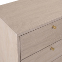 Commode \'Prime\' 6 tiroirs - Chêne blanc