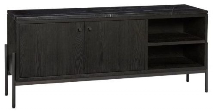 Table console \'Nobu\' - Noir dans le groupe Meubles / Étagères & rangement / Armoires et buffets chez Reforma (21413)