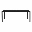 Table de jardin \'Vondel\' 214x97cm - Noir