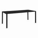 Table de jardin \'Vondel\' 214x97cm - Noir