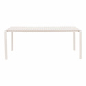 Table de jardin \'Vondel\' 214x97cm - Blanc