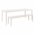 Table de jardin \'Vondel\' 214x97cm - Blanc