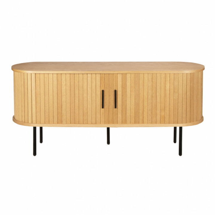 Meuble TV \'Holmvik\' - Naturel/Noir dans le groupe Meubles / Étagères & rangement / Meubles TV chez Reforma (2251-natur-svart)