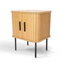 Table de nuit \'Holmvik\' - Naturel/Noir