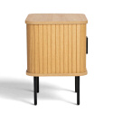 Table de nuit \'Holmvik\' - Naturel/Noir
