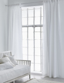 Rideau \'Sunshine\' 140x290 - Blanc