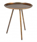Table d\'appoint \'Frost\' - Fer laqué cuivre