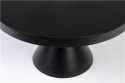 Table basse/Table d\'appoint \'Floss\' Ronde 60cm - Noir