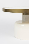 Table d\'appoint \'Glam\' - Blanc